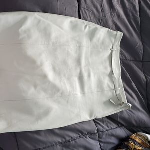 White leather  skirt